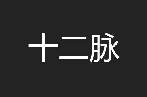 十二脉