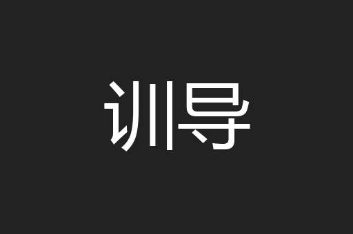 训导