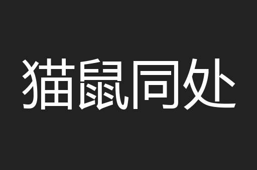 猫鼠同处