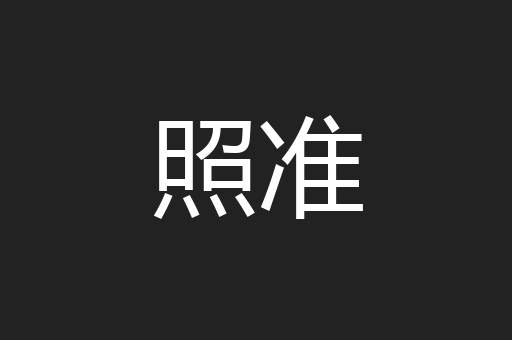 照准