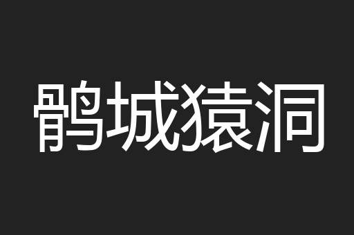 鹘城猿洞