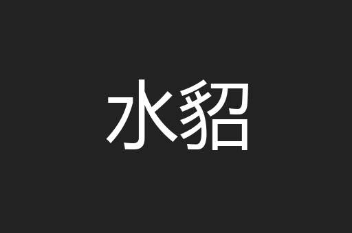水貂