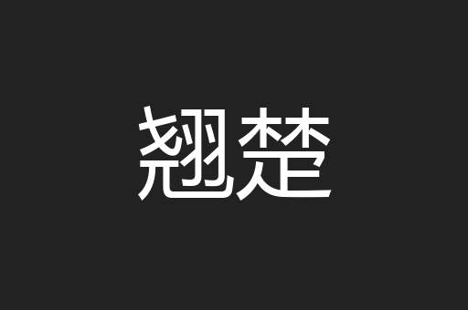 翘楚