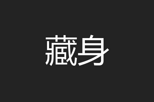 藏身