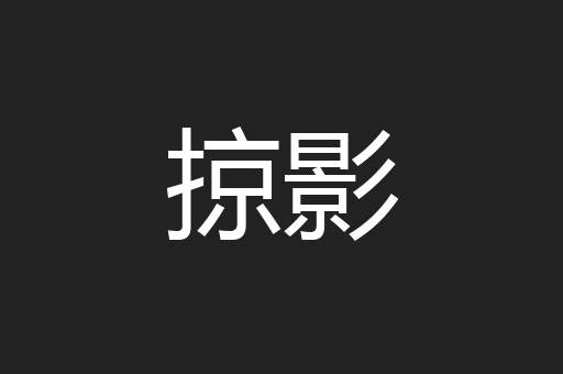 掠影
