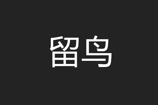 留鸟