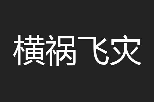 横祸飞灾