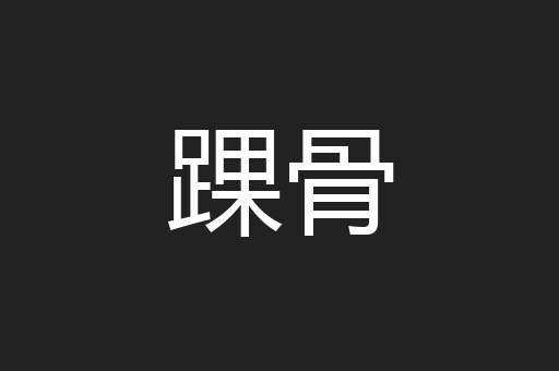 踝骨