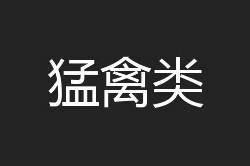 猛禽类