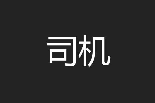 司机