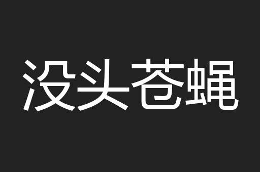 没头苍蝇