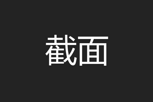 截面