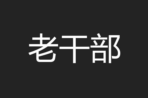 老干部