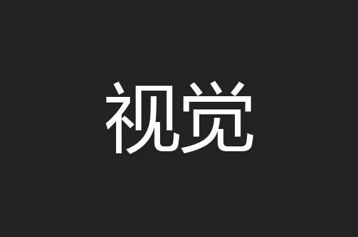 视觉