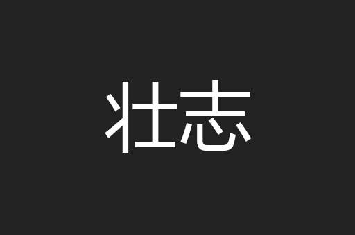 壮志