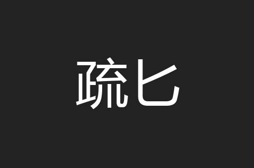 疏匕