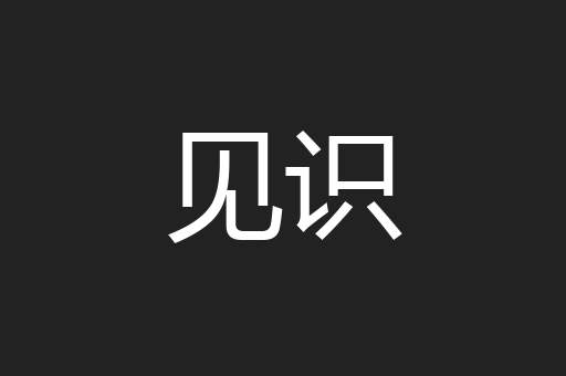 见识