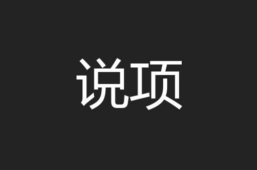 说项