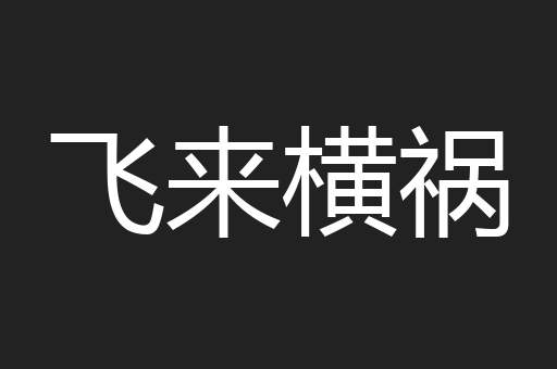 飞来横祸