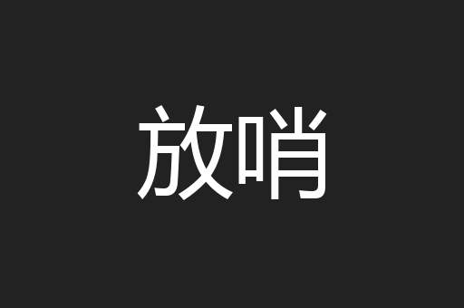 放哨