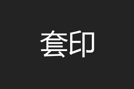 套印
