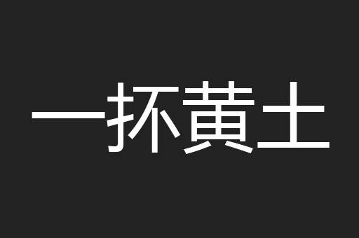 一抔黄土