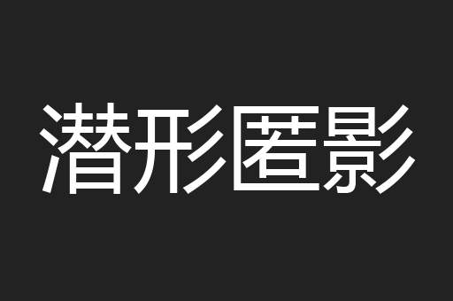 潜形匿影