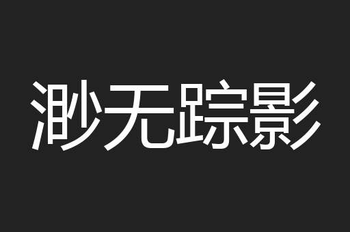 渺无踪影