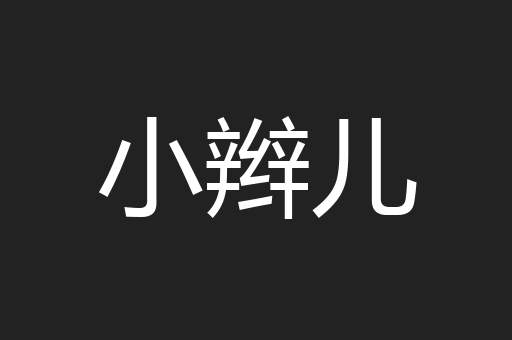 小辫儿