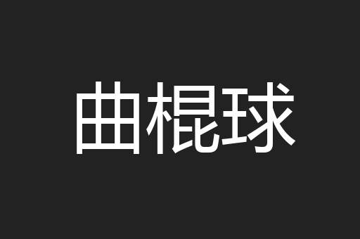 曲棍球