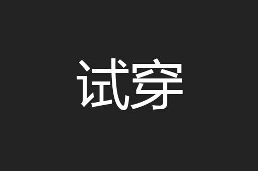 试穿
