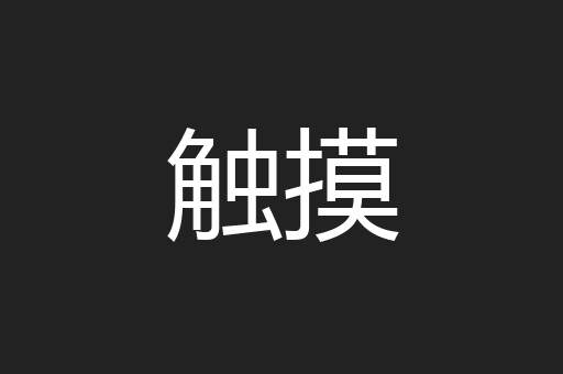 触摸
