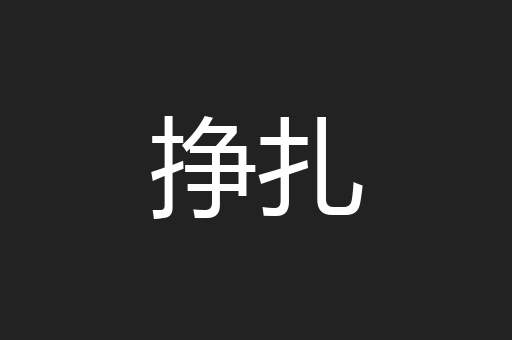 挣扎