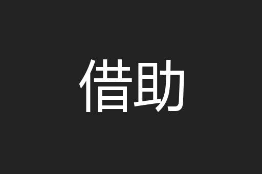 借助