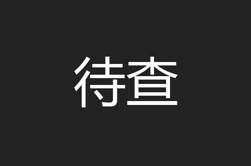 待查