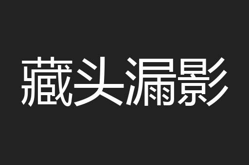 藏头漏影