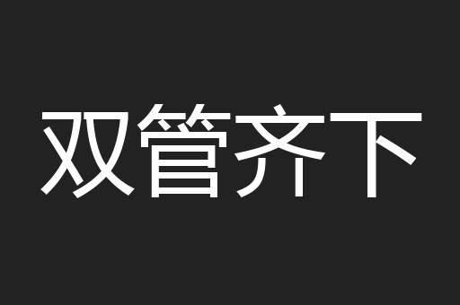 双管齐下