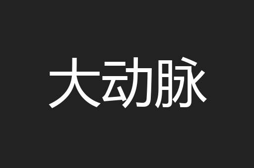大动脉