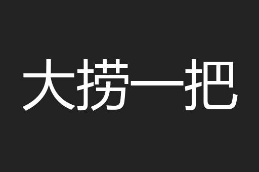 大捞一把