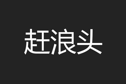赶浪头