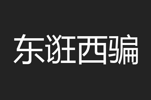 东诳西骗