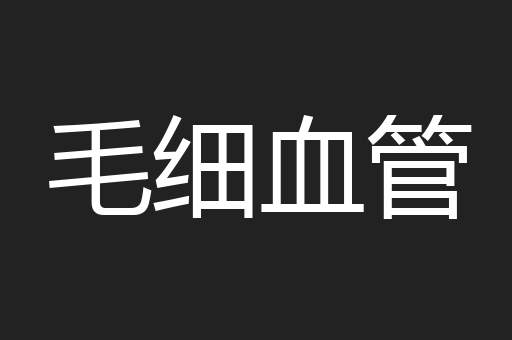 毛细血管