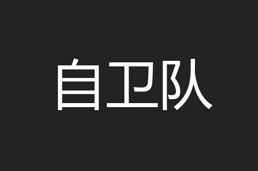 自卫队
