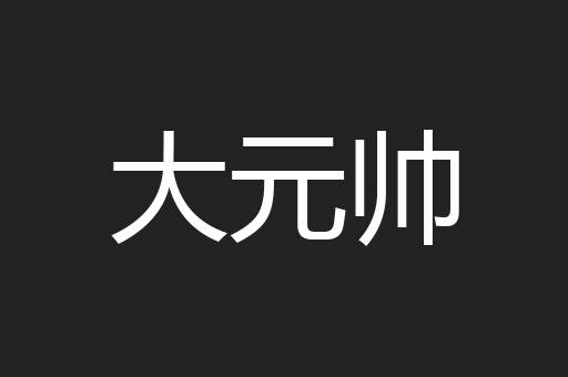 大元帅