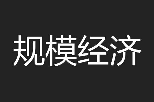 规模经济