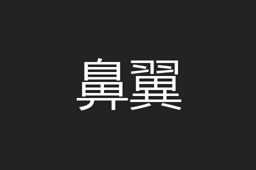 鼻翼