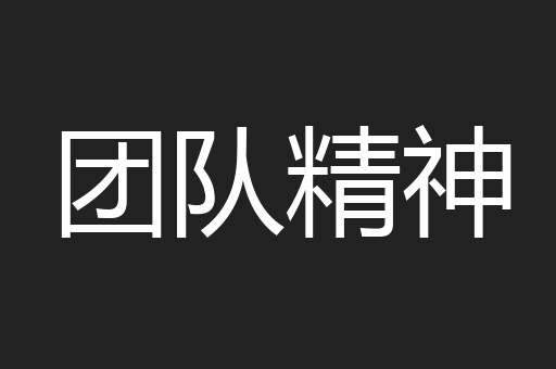 团队精神