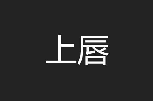 上唇