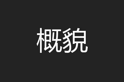 概貌