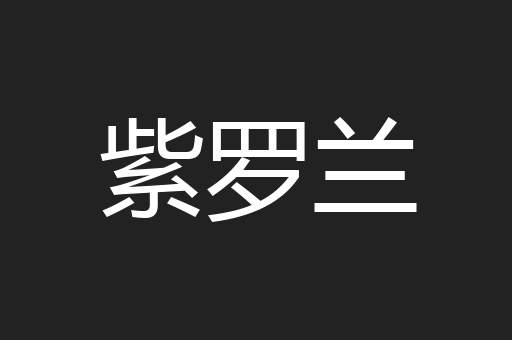 紫罗兰